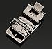 OKOKO fashion men's alloy Ratchet belt buckle automatic buckle (3.5cm width) (style 11)