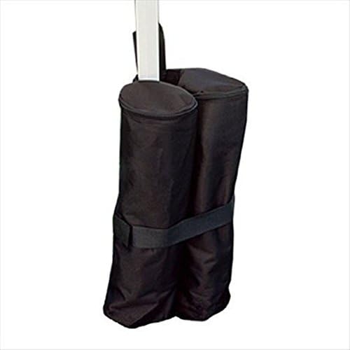 Stand bag, Weight Bags for Pop up Canopy Outdoor Shelter, Heavy duty Instant Leg Canopy Weights, Anchor Kit Gazebo Tent Leg (PACK OF 1, BLACK)