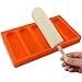 Silicone Popsicle Mold, Beasea 5 Capacity Ice Pop Maker for Ice Cream Bar Handmade Soap Frozen Yogurt, DIY Ice Sucker Ice Cream Mold Tray Tools Plus 50 Wooden Sticks