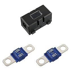SIGANDG Midi Fuse Holder and 2 Pieces 100A Midi
