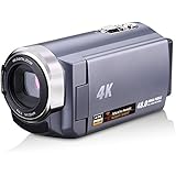 SEREE Camcorder 4K 48MP WIFI Control Digitial Camera 3.0’’ Touch Screen Night Vision Video Camcorder with Pause Function