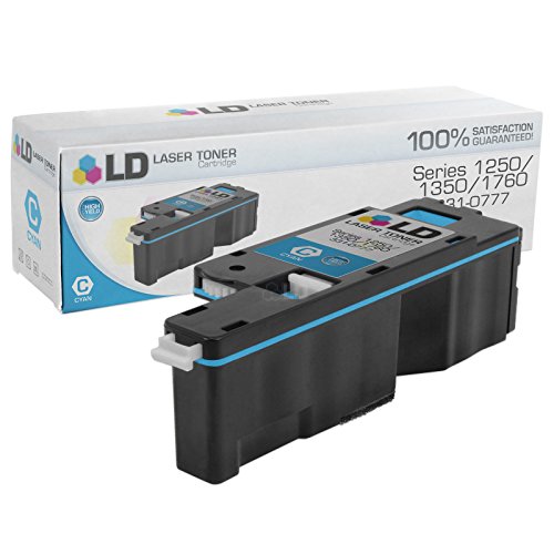 LD Compatible Toner Cartridge Replacement for Dell Color Laser 1250c, 1350, 1760 High Yield (Black, Cyan, Magenta, Yellow, 4-Pack) - Thumbnail 3