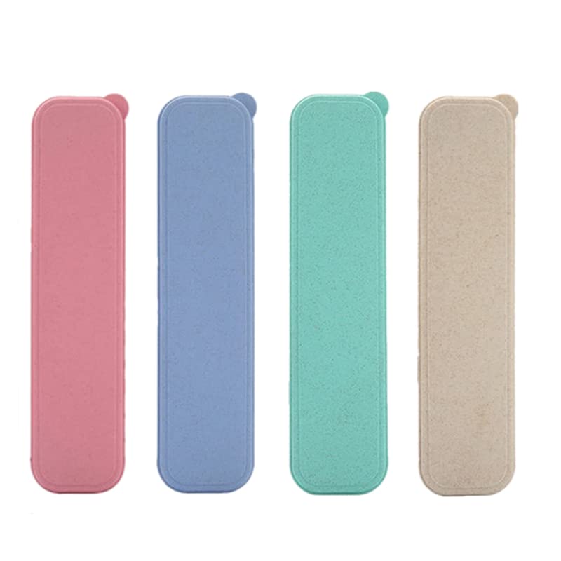 Cutlery Box Tableware Storage Box Plastic Portable Chopsticks Spoon Fork Storage Box with Lid for Camping Picnic Travel Work