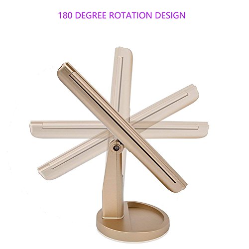 2 Tri+fold+Magnification+Rotation+Countertop+Cosmetic