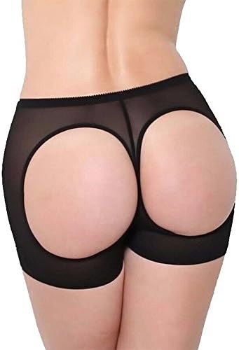 Women's Body Shaper Butt Lifter Control Panties (XL:37.4-41.3, Black)