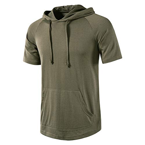 SIR7 Men's Gym Workout Active Pullover Lightweight Hoodie Casual… at Amazon