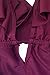 CUPSHE Women's One Piece Swimsuit Ruffle Deep V Neck Strappy Swimwear Bathing Suits