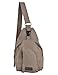 OuterStar Casual Canvas Sling Backpack Chest Bag for Men Woman (Coffee/Grey/Army Green)