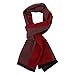 Long Cotton Scarf for Men - Warm Fringe Plaid Scarves With Luxurious Gift Box