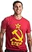 Soviet Union CCCP Hammer & Sickle Costume | Communism Russia 1980s Communist Men Women T-Shirt-(Adult,XL)