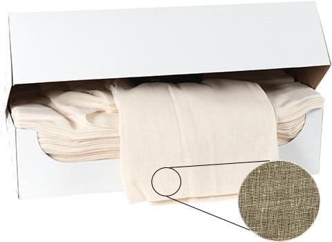 RagLady Unbleached Natural Cheesecloth - Grade 50 - Case of 10 Boxes