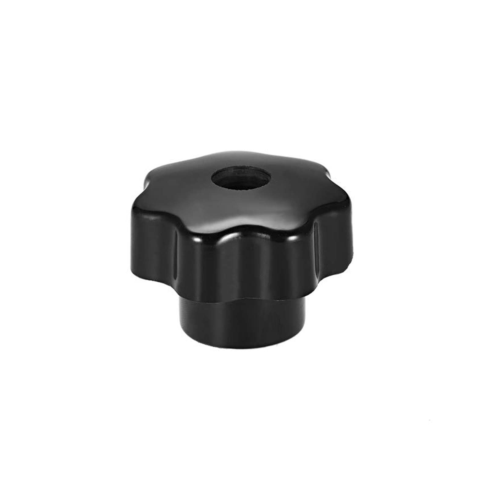 TA-VIGOR M10 x 40mm Female Thread Star Knob, Star Knob Grip Handle Bakelite Clamping Knob with Brass Insert for Machinery Latche(Black)