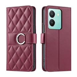 Lucyliy Compatible with vivo Y100i 5G Case Flip PU