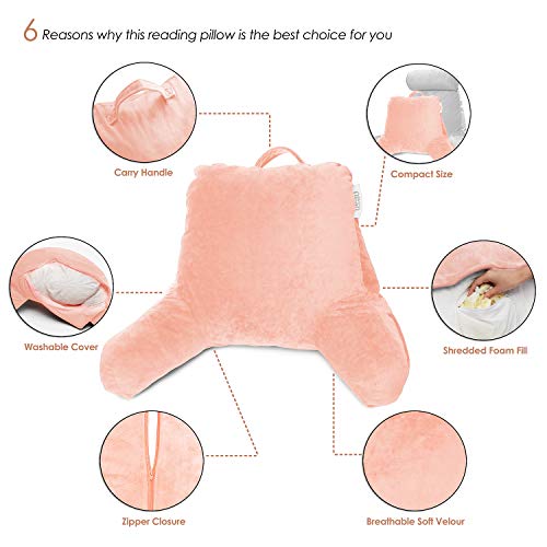 Nestl Reading Pillow for Kids, Small Bed Pillow, Back Pillow for