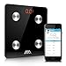 Adoric Bluetooth Body Fat Scale Digital Bathroom Smart Scale with Free APP for Android and IOS, Large LCD Display, Body Composition Monitor for Measuring Weight, Bone, Water, Muscle, Fat, BMI, BMR