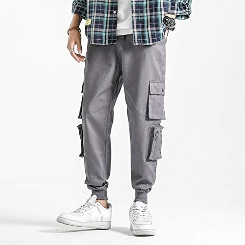 LRWEY Mens Slim Fit Tracksuit Jogging Bottoms Running Trousers Gym Joggers Lightweight Men's Baggy Hip Hop Pants