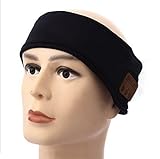 Bluetooth Sports Headband, YoCoo Bluetooth Headband with Wireless Headphone Earphone Stereo Speakers Mic for Gym Fitness Exercise Outdoor Sport, Compatible with iPhone Android Smart Phones