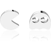 CENWA Video Game Jewelry Stainless Steel Video Game Character Earrings Gaming Gifts Earrings
