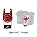 Korky 2003BP EasyFix Toilet Flush Valve and Flapper Repair Kit - Repairs Flush Valves and Flappers - Easy to Install - Made in USA, red