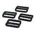 CooBigo 12 Pack Plastic Buckles for Straps 1-1/4 Inch Tri-Glide Slide, Plastic Slide Clip Heavy Duty Adjustable Webbing Tri-glides Slider Buckle for Backpack Straps Dog Collar Harness