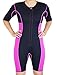 SISYAMA Neoprene Sauna Sweat Workout Weight Loss Hot Suit Women Pink (X-Large)