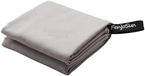 FenjoSun Microfiber Travel Towels Sport Towels Quick Drying Towel-Gray-40"×20"