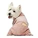 Fitwarm Turtleneck Knitted Dog Clothes Winter Outfits Pet Jumpsuits Fleece Sweaters Pink Medium