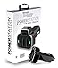 Aduro 4 Port Car Charger USB Adapter, 12V Fast Car Charger USB Adapter Power Station 5.2A/26W Output (Black)