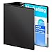 Wilson Jones 3 Ring Binder 5 Inch, Ultra Duty D-Ring View Binder with Extra Durable Hinge, Customizable, Black (W86651)