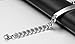 Free Engraving Stainless Steel ID identification Link Bracelet Bangle for Women,,Width 8mm,8.4