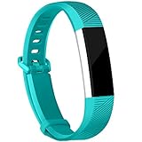 iGK Replacement Bands Compatible for Fitbit Alta and Fitbit Alta HR, Newest Adjustable Sport Strap Smartwatch Fitness Wristbands Teal Small
