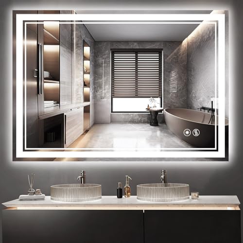 COLMERD LED Bathroom Mirror with Lights