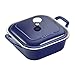 Staub 40508-637 Ceramics Square Covered Baking Dish, 9x9-inch, Dark Blue