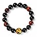 Merdia Men's Tiger Eye Stone Elastic Bead Bracelet with Loong Pattern Bead | Mens Jewelry | Loong Bracelet for Men | Mens Bracelet | Beaded Bracelet | Tiger Eye Bracelet Men | Crystal Bracelet