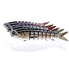 Isafish-Swimbaits-For-Bass-Crankbait-Bionic-Multi-Jointed-8-Segment-Pike-Fishing-Lures-Minnow-Hard-Bait-535-Inch-066-Ounce