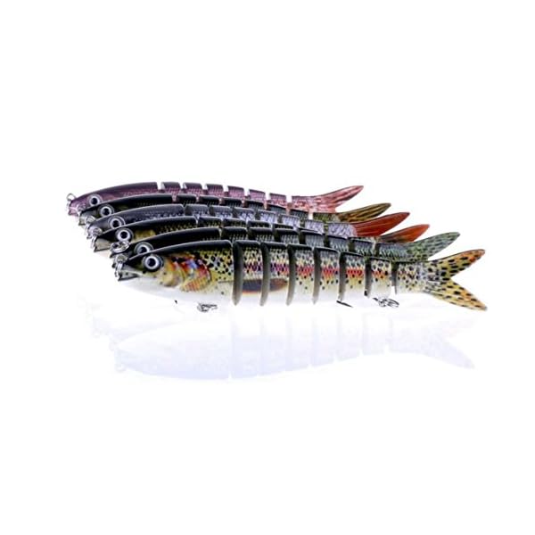Isafish-Swimbaits-For-Bass-Crankbait-Bionic-Multi-Jointed-8-Segment-Pike-Fishing-Lures-Minnow-Hard-Bait-535-Inch-066-Ounce