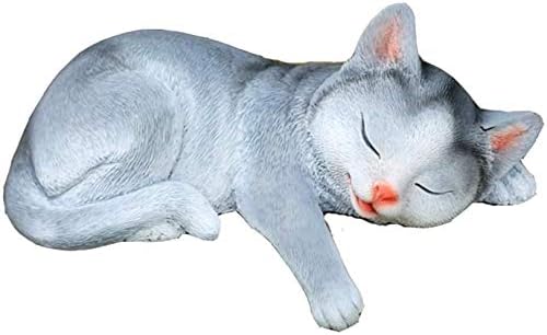 全国一律送料無料 猫の庭彫像彫刻猫モデル猫が庭の造園の装飾かわいい動物樹脂工芸の外側にあります Luyiyi