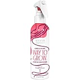 Way to Grow Long & Strong Leave-In Conditioner 6 fl oz | Hair Growth & Strengthening Treatment | Repairs Breakage, Adds Shine & Smoothness