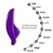 Wearable Vibrator Panties with Wireless Remote Control Clitoris Stimulation 10 Frequency Vibration Adult Sex Toy for Women (Purple)