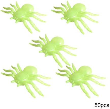 Hengxingwf Plastic Spider Fake Spider Plastic Toy Spider for Prank Halloween Party