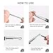 Razor Pen Kit for Hair Art, SYU Professinal DIY Hair Tattoo Tool for Hair Cut Design, Eyebrow Shaping, Beard Shaping. Included 10pcs Blades and 1pc Tweezer for Barber Hairdresser Women Man Home Salon