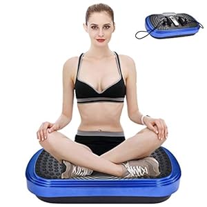 YANGLOU-Fitness-Equipment-Professional-sports-Vibration-Power-Plates-Whole-Body-Vibration-Platform-Exercise-Machine-99-Levels-2-Resistance-Bands-Vibration-Fitness-Trainer-forWeight-Loss-Body-Ton YANGLOU-Fitness Equipment Professional sports Vibration Power Plates, Whole Body Vibration Platform Exercise Machine, 99…