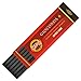 Koh-I-Noor 6 Gioconda Negro 5.6 mm Black Drawing Leads. 4345/1 Soft