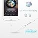 2 Pack Headphone Jack Adapter,Jiaygan Lightning Connecter to 3.5mm Audio Jack Earphone Extender Jack Stereo for iPhone 8/8 Plus/iPhone X/iPhone 7/7 Plus Suitable for iPhone iOS 10.2 (White)