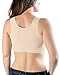 Kindred Bravely Extra Soft Organic Cotton Wireless Nursing & Maternity Sleep Bra (Beige, Large-Busty)