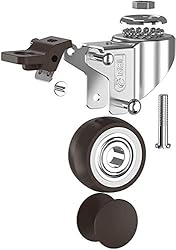 GBL 1" inch Small Caster Wheels with 2 Brakes