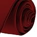 K. Alexander Skinny Burgandy Tie 2 Inch Solid Mens Tie Satin