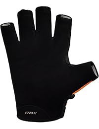 RDX Gimnasio levantamiento de peso guantes de competición entrenamiento fitness culturismo ejercicio Crossfit transpirable Powerlifting muñeca apoyo entrenamiento Mountain Biking Ciclismo carretera conducción correr senderismo