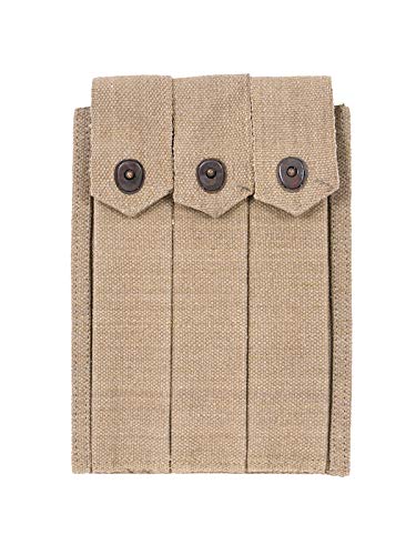World War Replica WWII - US- Army- Thompson- SMG- 3 CELL-30 Round- Magazine- Pistol-Belt- Thompson-Pouch-Marked-U.S