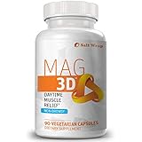 SaltWrap Mag 3D – Daytime (Non-Drowsy) Muscle Relax Pills for Leg Cramps Relief & Muscle Spasms, Natural Supplement for Nerve